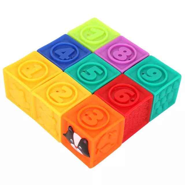 Kids Building Blocks Block Toy Bright Color For Flexibility Baby&apos;S Fing FD5