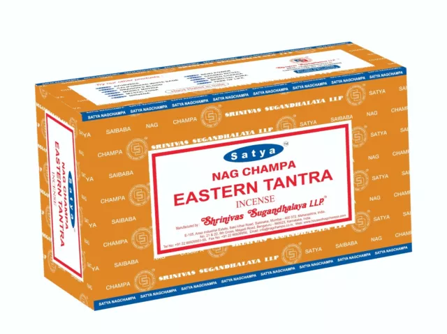 EASTERN TANTRA NAG CHAMPA INCENSE STICKS 15g x 6 bulk lot pack satya scent home