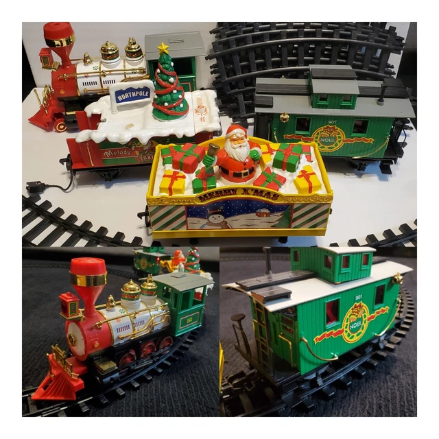 1990 ECHO MUSICAL Melody Christmas Train Sound Lights Music Holiday