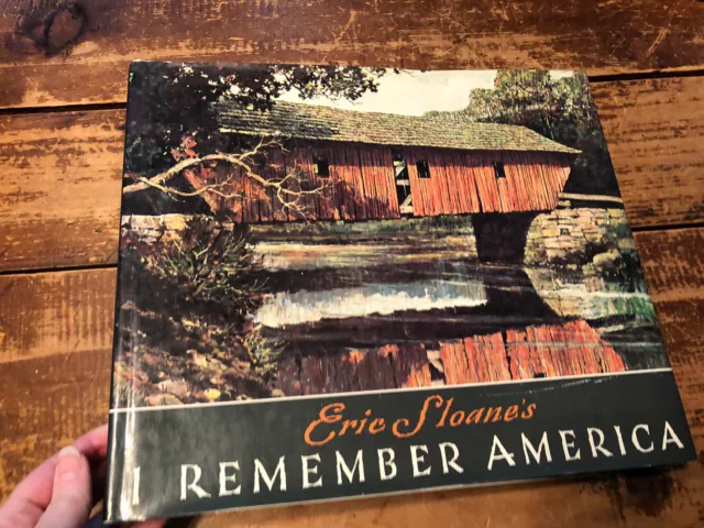 I Remember America by Eric Sloane Hardcover Rural Art Painting & Sketches