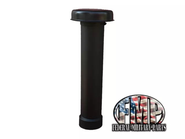 Snorkel cap, tube & reducer & clamp, black, compatible with Humvee Military