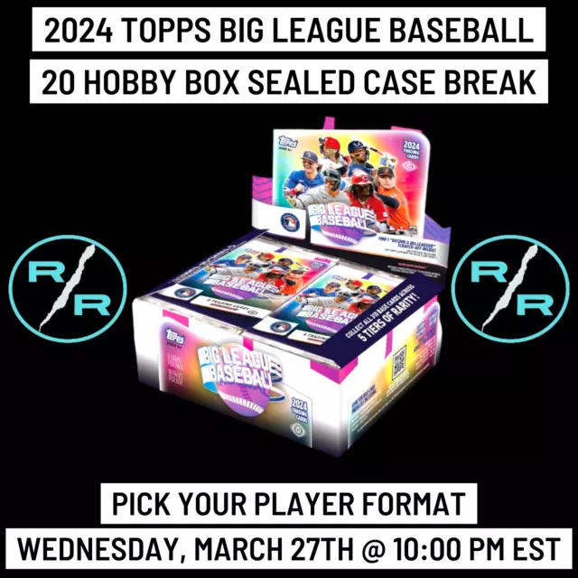 SAL FRELICK 2024 Topps Big League Baseball 20 Hobby Box 1 Case Break