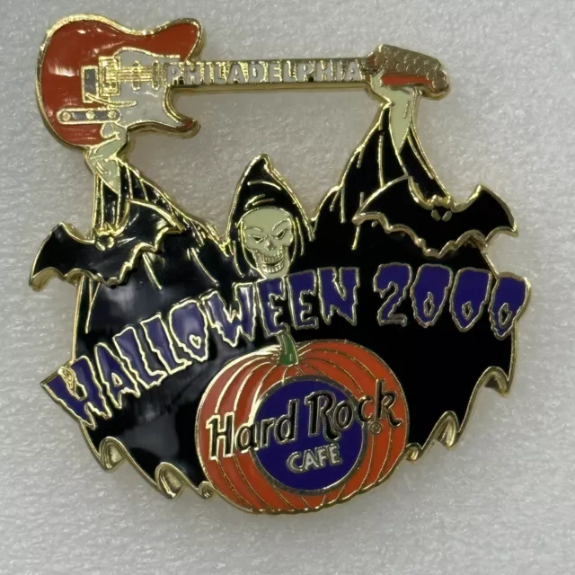 Hard Rock Cafe Pin Philadelphia Grim Reaper Halloween 2000 Series