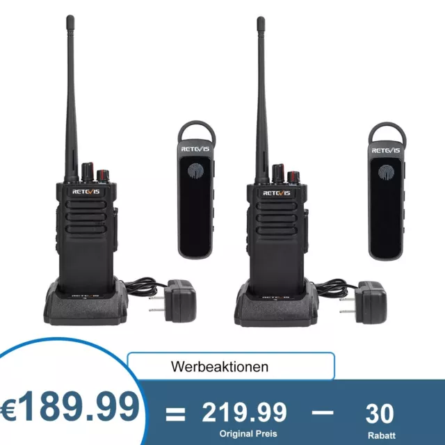 Retevis RT29D walkie talkie digitale alte prestazioni impermeabile Bluetooth hotel