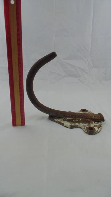 Antique Victorian Cast Iron Barn Horse Tack Hook #2 Harness Tool Wall Holder GVC 2