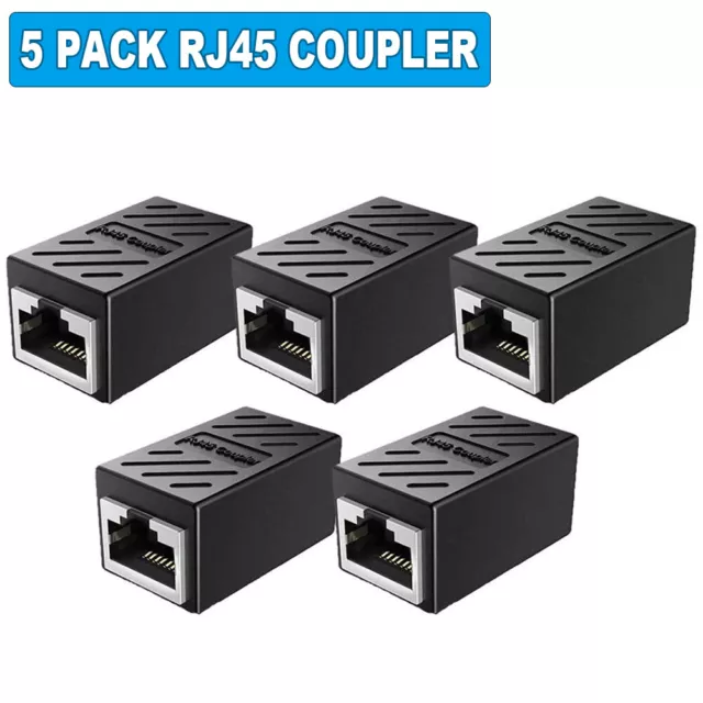 Adapter Ethernet Cable Extender RJ45 Coupler 8P8C LAN Connector Cat7/Cat6/Cat5e