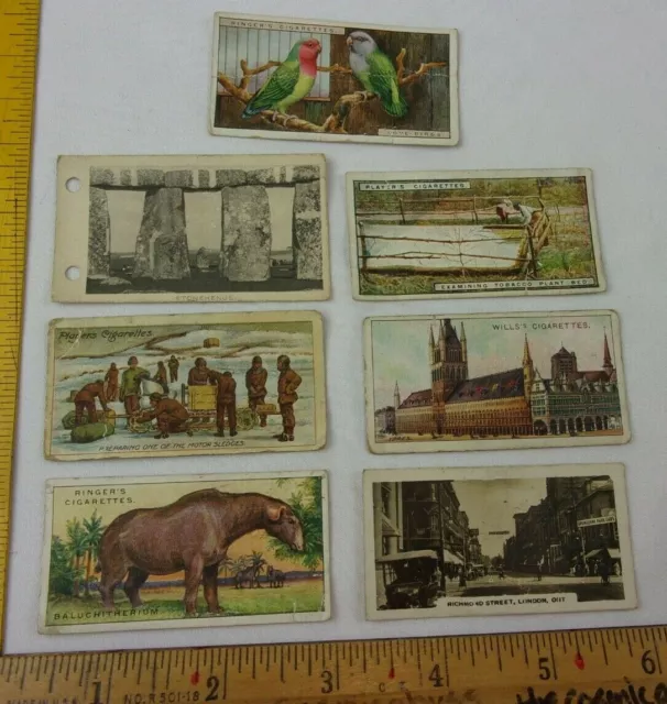 Links with the Past Stonehenge tobacco cards lot VINTAGE Nicolas Sarony & Co.