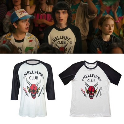 ADULTS STRANGER THINGS Season 4 Hellfire Club T-Shirts Tops Hooded Sweaters Tee Â£11.99 - PicClick UK