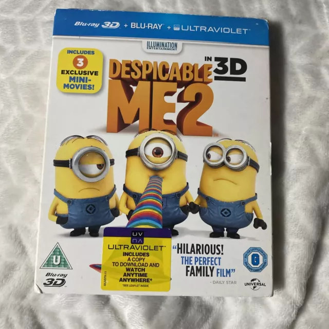 Despicable Me 2 (Blu-ray 3D, 2013)