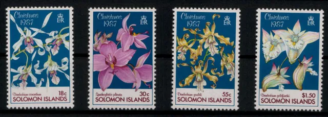 Salomoninseln; Orchideen 1987 kpl. **