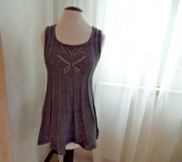Robe grise neuve Talia Benson taille unique (sm3