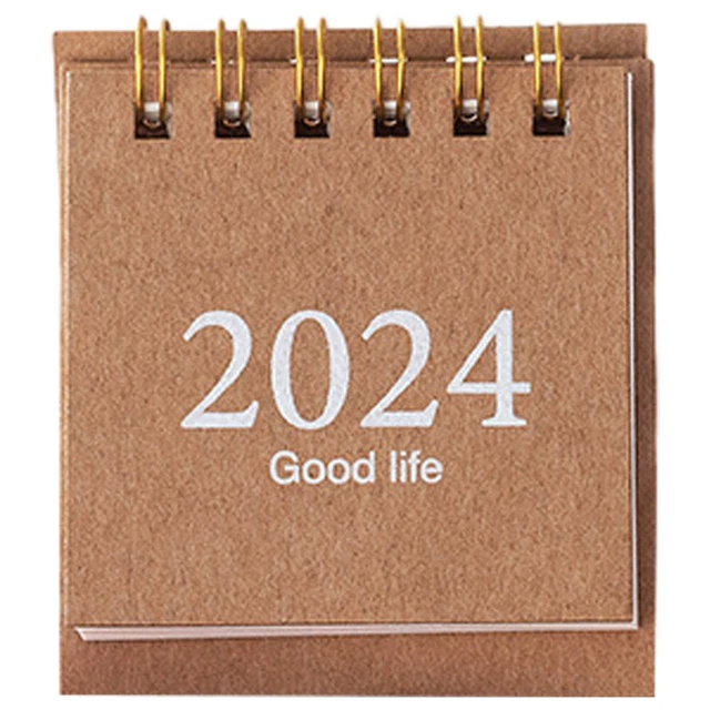 HOME 2024 2024 Table Calendar Tabletop 2024 Calendar for Home Desk