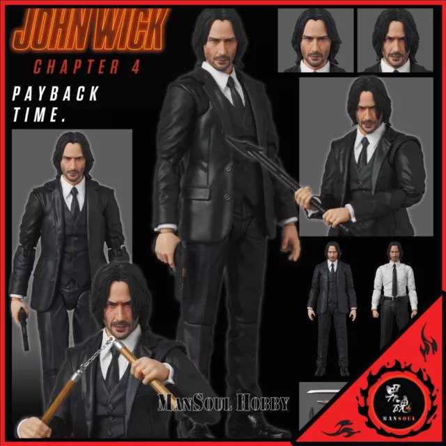 JAPAN IMPORT AUTHENTIC Mafex John Wick Chapter 2 Action Figure - John Wick