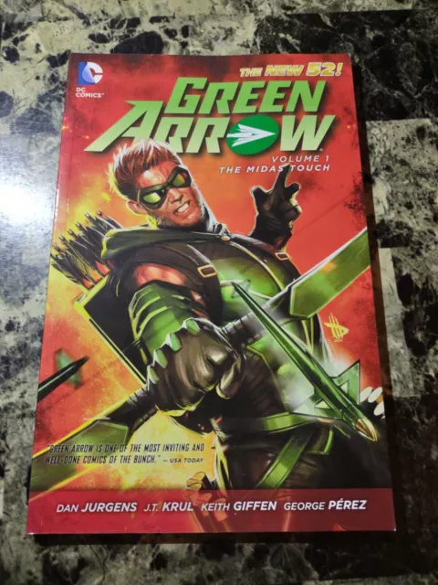 Green Arrow Vol 1 The Midas Touch TPB New 52 DC Comics 2012 Softcover Paperback