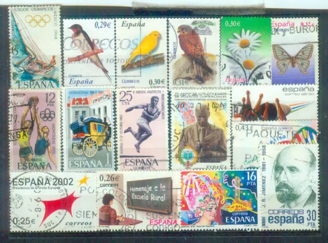Schönes Lot Briefmarken aus Spanien, gestempelt