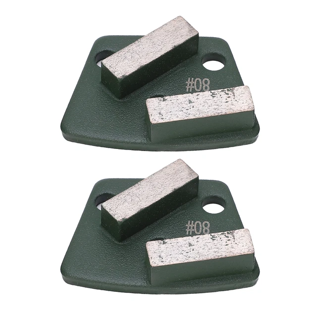 3Pcs/set Grinding Shoe Trapezoid Concrete Floor Ting 2 Long Teeth 80 FFG