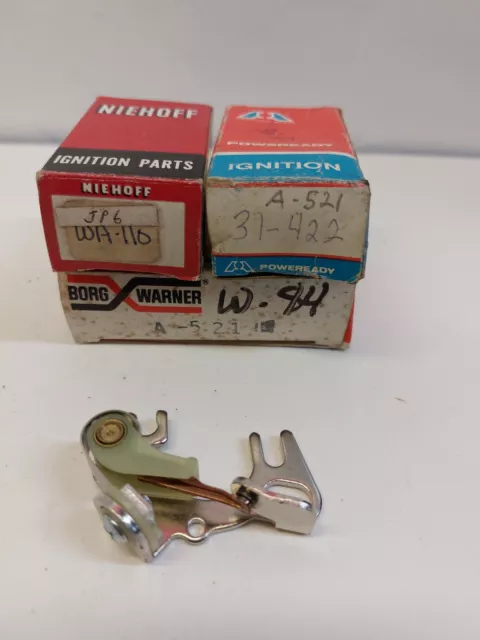 Nos Vintage Colt Mazda Honda Nissan Subaru Points 3 Sets Jp6