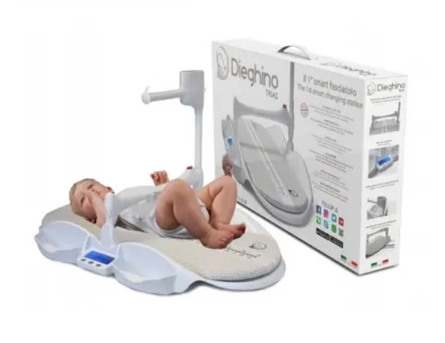 Fasciatoio da tavolo Bilancia digitale Neonato con sistema Anti caduta DIEGHINO