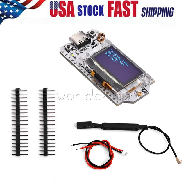 TYPE-C 0.96& WIFI LoRa 32 (V3) ESP32 Bluetooth WIFI Development Board ...