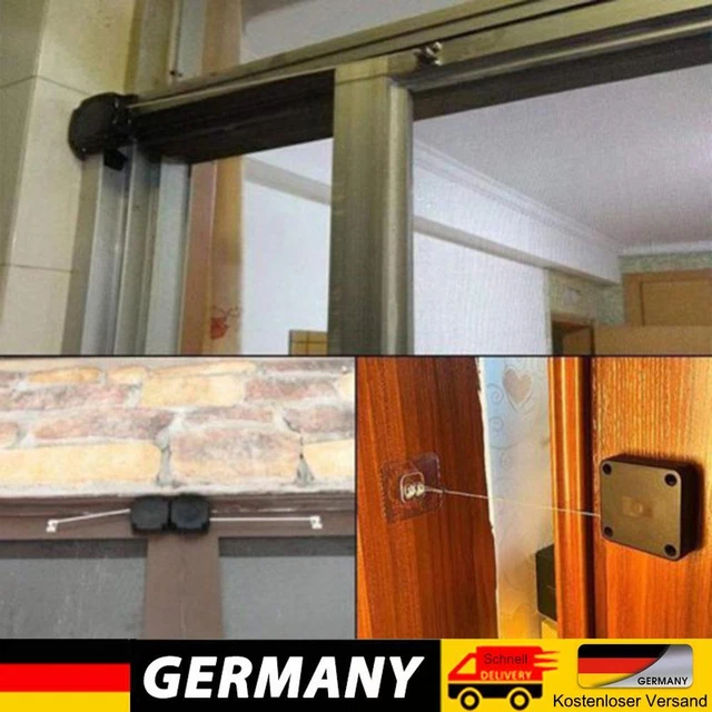 2 Chiudiporta Automatici Exbrith - Con Sensore, Senza Foratura | Per Porte In Legno E Metallo - Foto 9