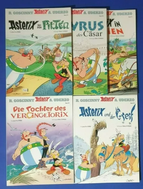 Comics Asterix & Obelix Sammlung Band 35 + 36 + 37 + 38 + 39   Softcover