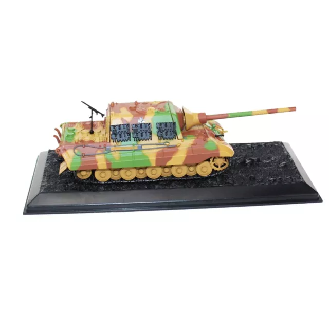 1:72 Scale WWII German Jagdtiger Hunting Tiger Tank 1945 Ornament Alloy Model
