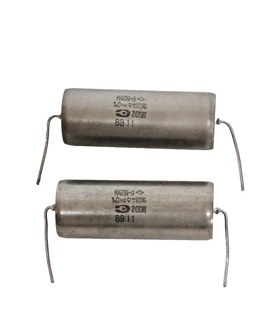 0.047uF 47nF 400V LOT OF 2 PAPER IN OIL PIO AUDIO CAPACITORS K40Y-9 - Foto 8