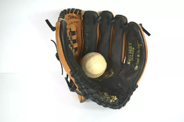 Rawlings Baseball Glove RBG36BT 12 1/2" Basket Web Model Right Hand Thrower