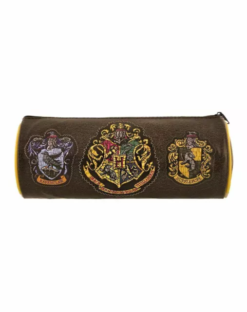 Caja de lápiz de Harry Potter Hogwarts Casa crestas barril Escuela de Niños