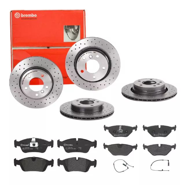 Brembo Bremsscheiben 294 + Bremsbeläge Vorn & Hinten Für Bmw 3 E46 3 Touring E46