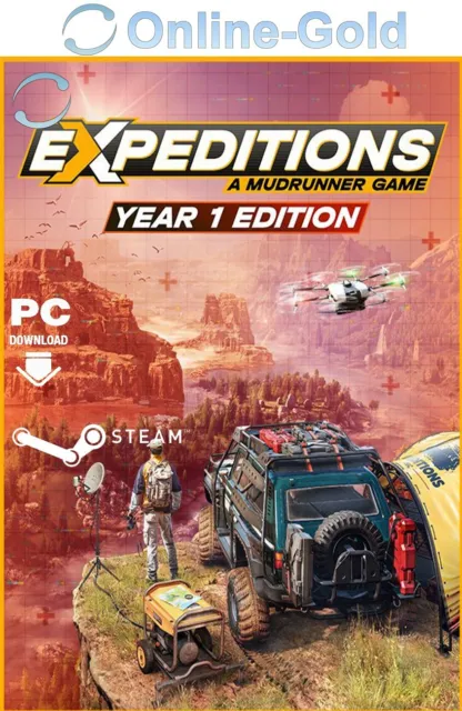 Expeditions - A MudRunner Game (Year 1 Edition) PC Steam Code numérique - FR/EU