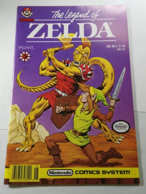 Nintendo Comics System Legend of Zelda #5 Valiant comic book