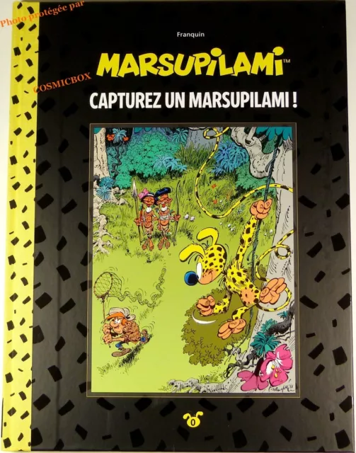 Tirage de luxe Capturez un MARSUPILAMI - bd dos toilé Franquin Hachette tome 0