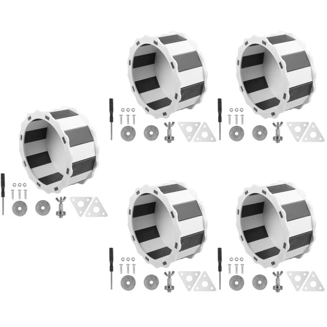 5pcs Rattenübungsrad Stummes Rattenrad Stille Hamster Laufrad Hedgehog