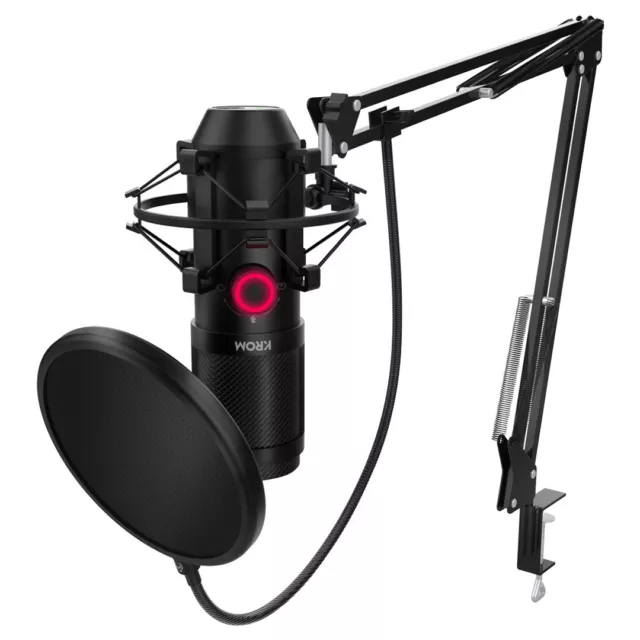 Krom Kapsule microphone podcast recording streaming kit USB RRP $89