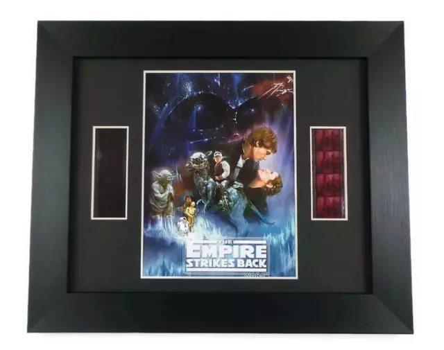 STAR WARS FILM CELLS EMPIRE STRIKES BACK FRAMED Movie Memorabilia STAR WARS GIFT