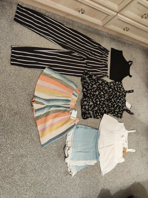 Girls Summer Bundle Age 9-10 Next Newlook Shein River Island
