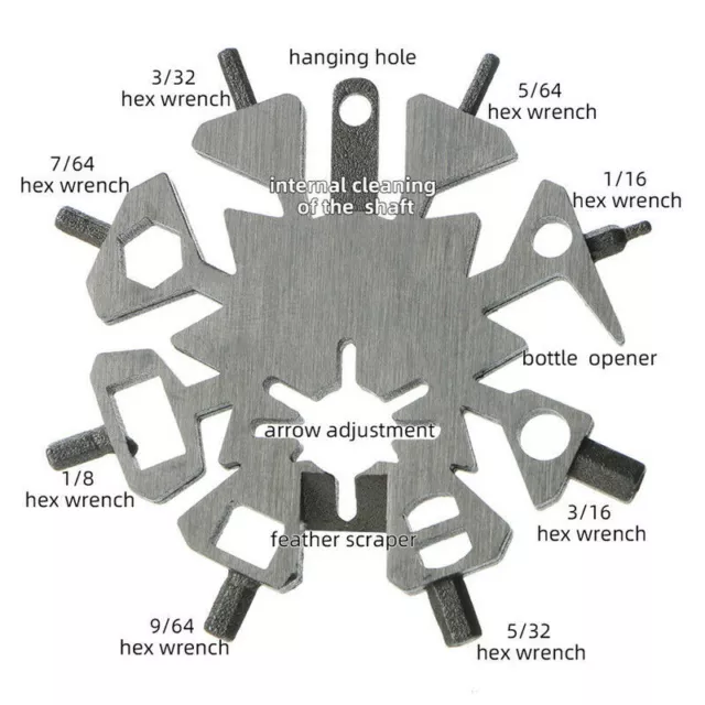 Archery Multifunction Bow Arrow Tool Shaft Fletching Glue Remover Nock Puller