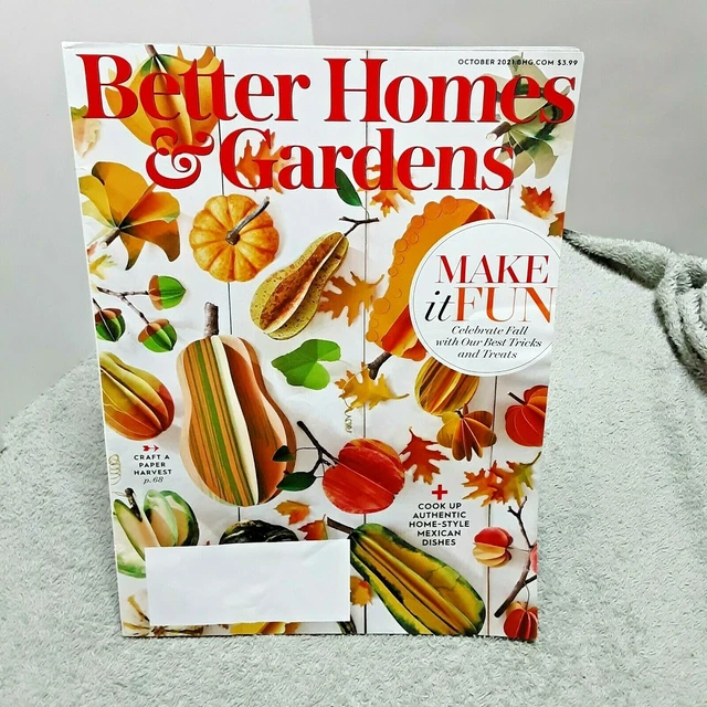 BETTER HOMES & Gardens Magazine October 2021 Best Tricks and Treats 3.