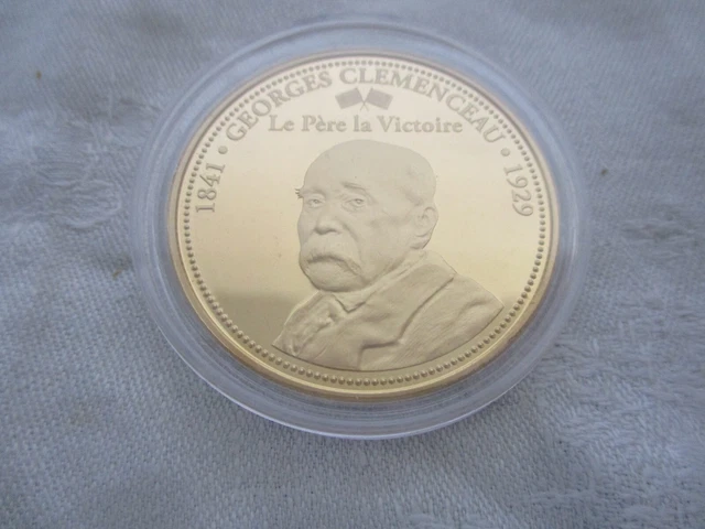 MÉDAILLE EN BRONZE Argenté, Collection 1ère Guerre Mondiale 1914/1918 (Me/148) EUR 10,00