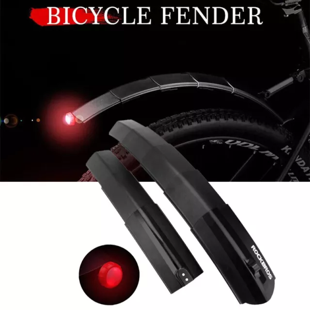 1 Pair Cycling Mudguard Mud Guard Mountain Bike Bicycle Fender Front Rear Tyre