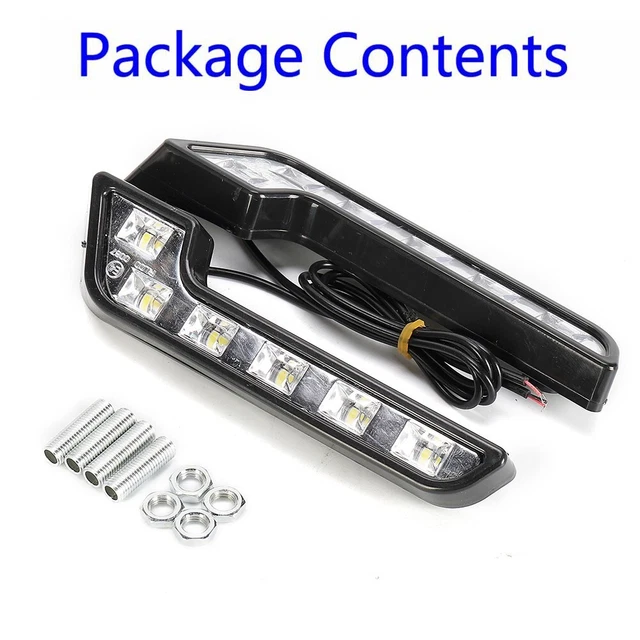 White Fog lights 12V Driving Fog Light Lamp Car Parts 100 LM 5600K New