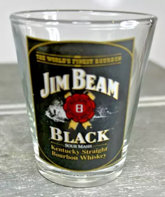 Jim Beam Black 2004 Vintage Shot Glasses Collectable.