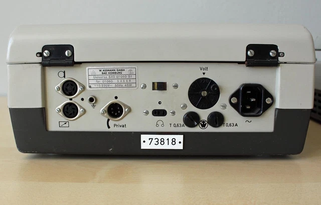 Assmann 640 UNIVERSA Magnetplattenspieler, Diktiergerät mit Magnetplatten 6