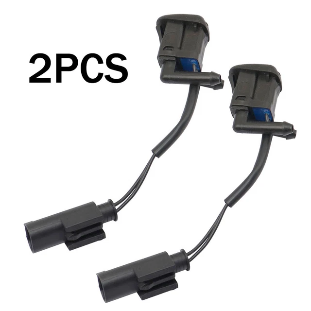 2PCS FOR BMW E39 5Series Windshield Washer Nozzle Heated Dual Inlet