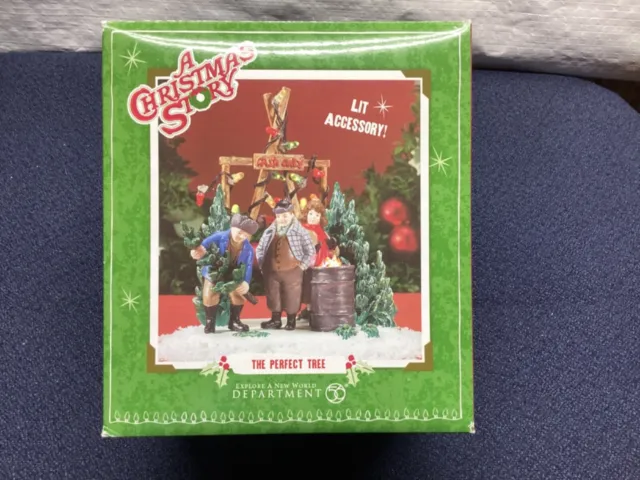 Rare Department 56 A Christmas Story The Perfect Tree Lights Work New Batteries