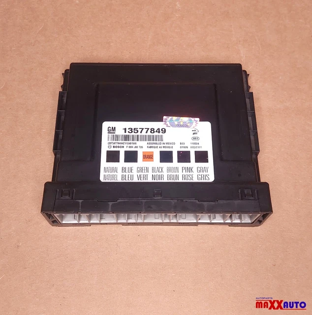 2011 2012 CHEVROLET Cruze Body Control Module Bcm 13577849 Oem 169.89