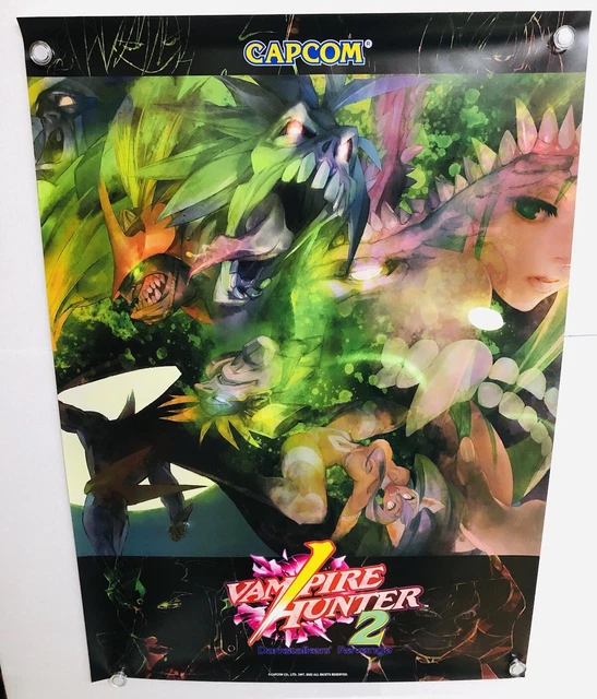Poster Arcade Vampire Hunter / Darkstalkers Revenge - Capcom - Format B2 Japon