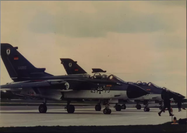 Panavia Tornado Line Up Deutsche Marinemarine Marine Vintage Hersteller Foto