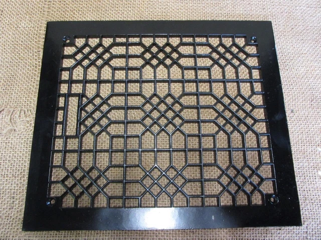 Vintage Cast Iron Register Grate Antique Old Heat Vent Furnace Hardware 10738